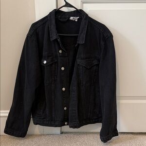 Princess Polly Black Jean Jacket